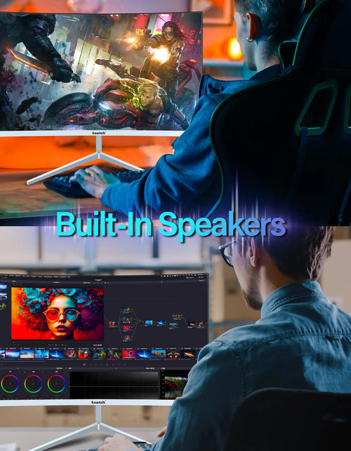 Load image into Gallery viewer, Gawfolk 24 Inch Business PC Monitor 1080P 100HZ Refresh Rate Gaming Computer Display
