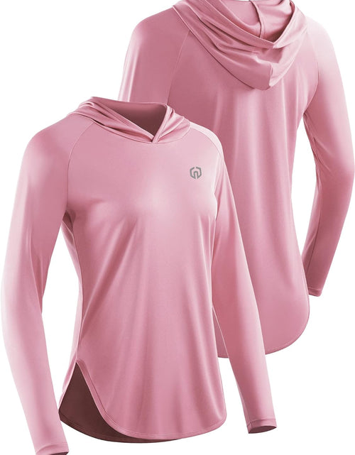 Load image into Gallery viewer, Women&#39;S Sun Protection Running Shirts Workout Athletic Shirts with Hoods
