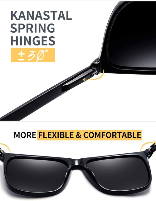 Load image into Gallery viewer, Polarized Sunglasses for Men Women UV400 Classic Square Design Sun Glasses Fashion Shades
