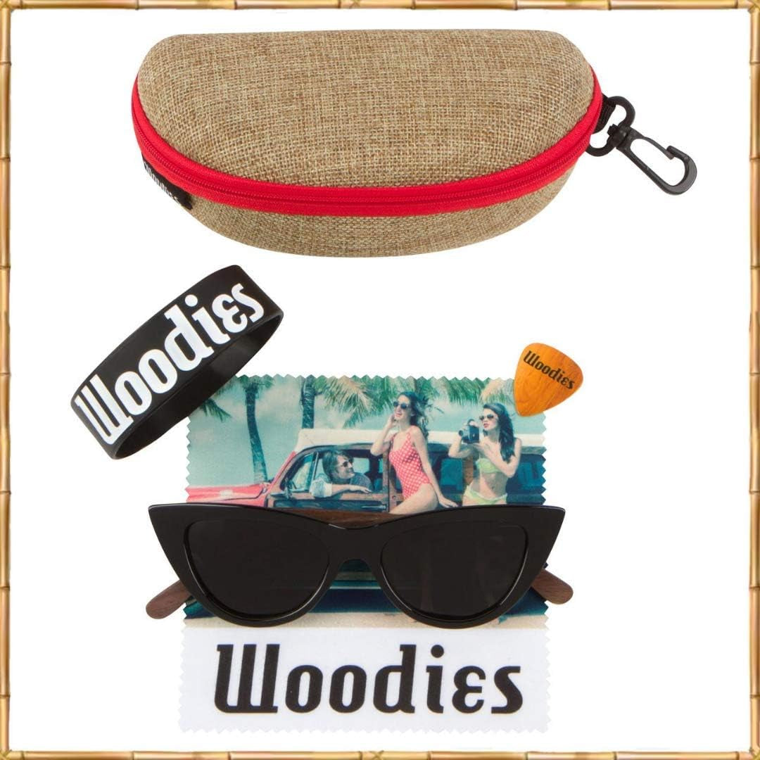 Cat Eye Black  with Polarized Lenses
