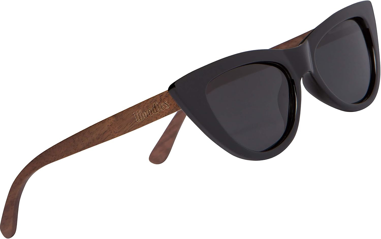 Cat Eye Black  with Polarized Lenses