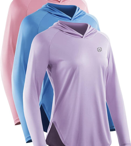 Women'S Sun Protection Running Shirts Workout Athletic Shirts with Hoods