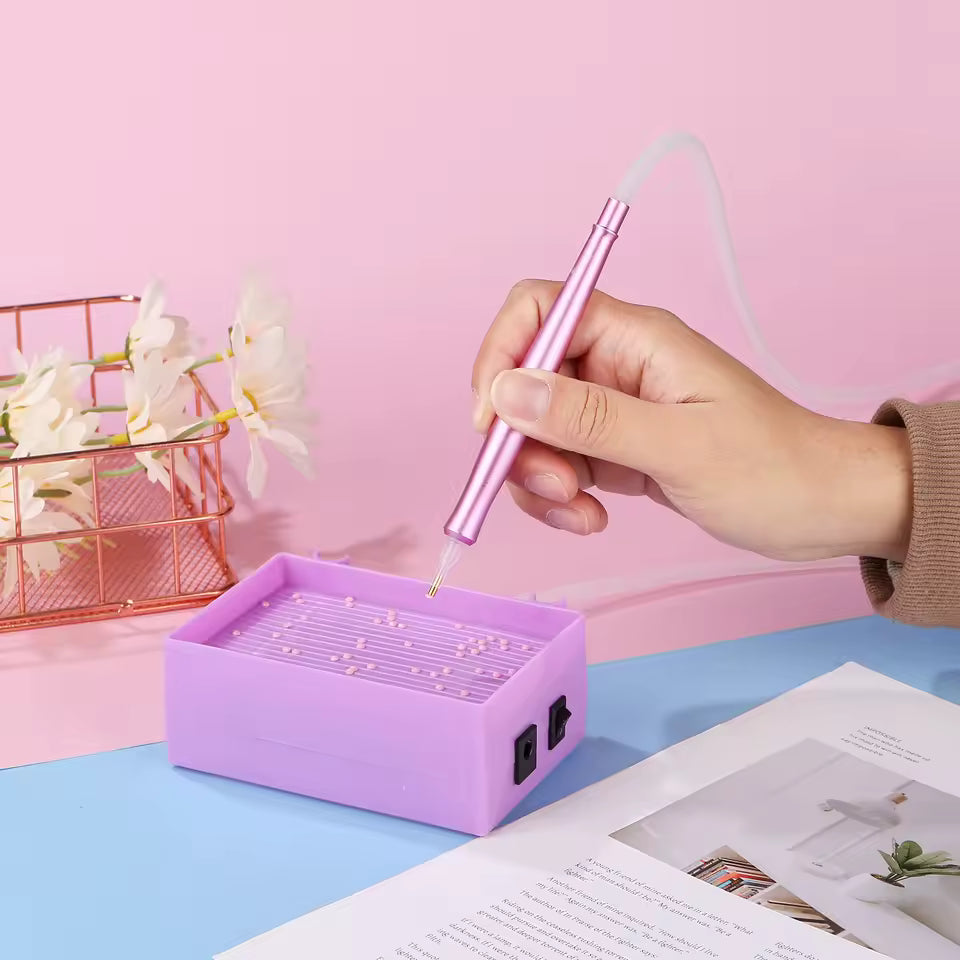 Electric Diamond Painting Pen – Long-Lasting Vacuum Tool for Precision Crafting