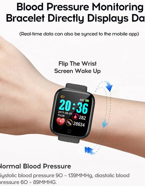 Load image into Gallery viewer, Smart Watch For Women Men Wristwatch Bluetooth Connected Phone Player Music Fitness Sport Bracelet Sleep Monitor Digital Watches
