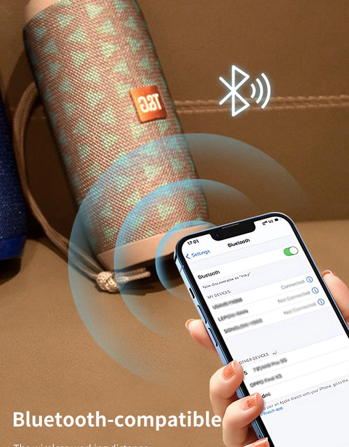 Load image into Gallery viewer, Bluetooth Speaker T&amp;G TG117 Portable TWS Sound Box Waterproof Loudspeaker Outdoor Stereo Surround Speakers Support TF FM Radio
