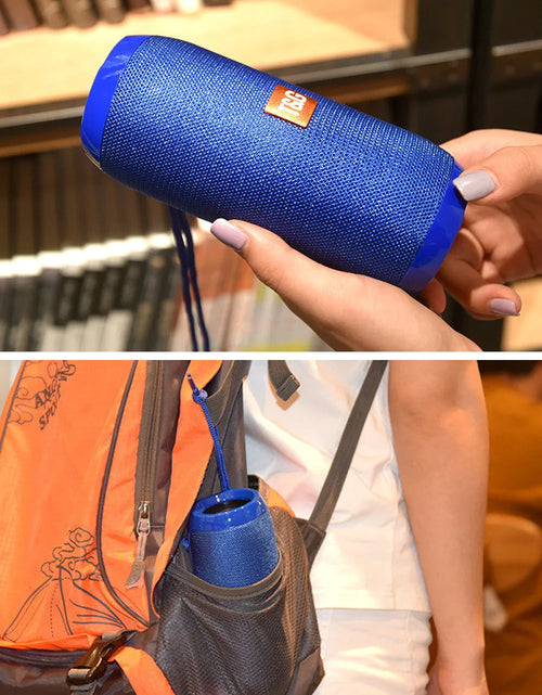 Load image into Gallery viewer, Bluetooth Speaker T&amp;G TG117 Portable TWS Sound Box Waterproof Loudspeaker Outdoor Stereo Surround Speakers Support TF FM Radio
