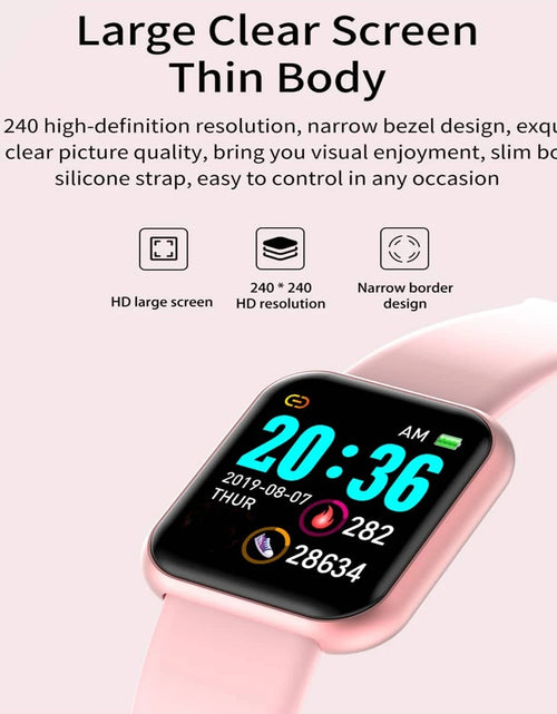 Load image into Gallery viewer, Smart Watch For Women Men Wristwatch Bluetooth Connected Phone Player Music Fitness Sport Bracelet Sleep Monitor Digital Watches
