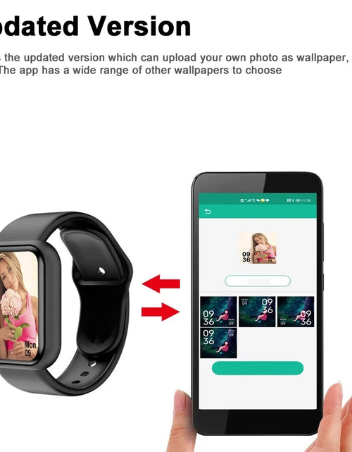 Load image into Gallery viewer, Smart Watch For Women Men Wristwatch Bluetooth Connected Phone Player Music Fitness Sport Bracelet Sleep Monitor Digital Watches
