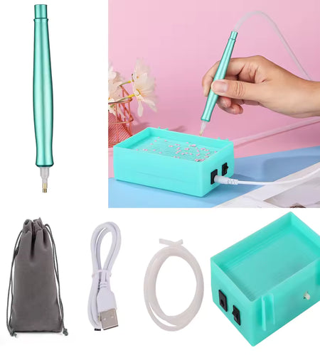 Electric Diamond Painting Pen – Long-Lasting Vacuum Tool for Precision Crafting