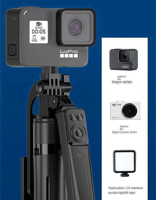 Load image into Gallery viewer, COOL DIER New Tripod for Smartphone Camera,Tripods Stand with Bluetooth shutter,Wireless Selfie Stick brackets with Phone Holder
