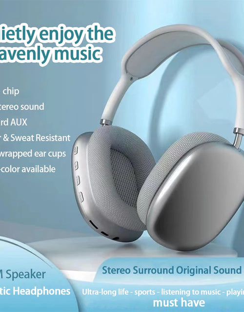 Load image into Gallery viewer, P9 Wireless Bluetooth Headset Outdoor Sports Gaming Wireless Headphones with Mic Noise Cancelling Earbuds Bluetooth Earphones
