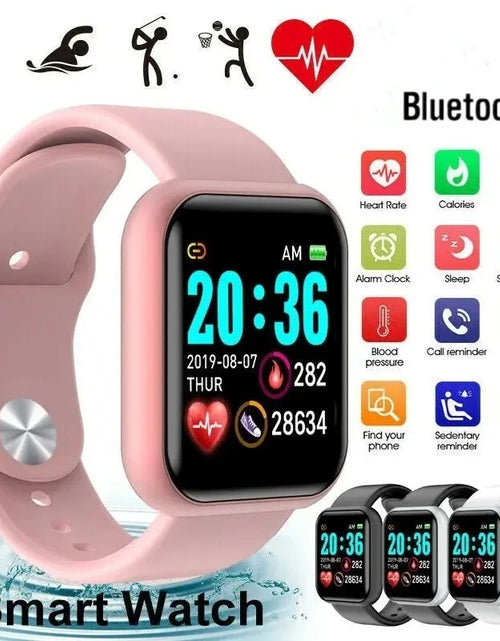 Load image into Gallery viewer, Smart Watch For Women Men Wristwatch Bluetooth Connected Phone Player Music Fitness Sport Bracelet Sleep Monitor Digital Watches
