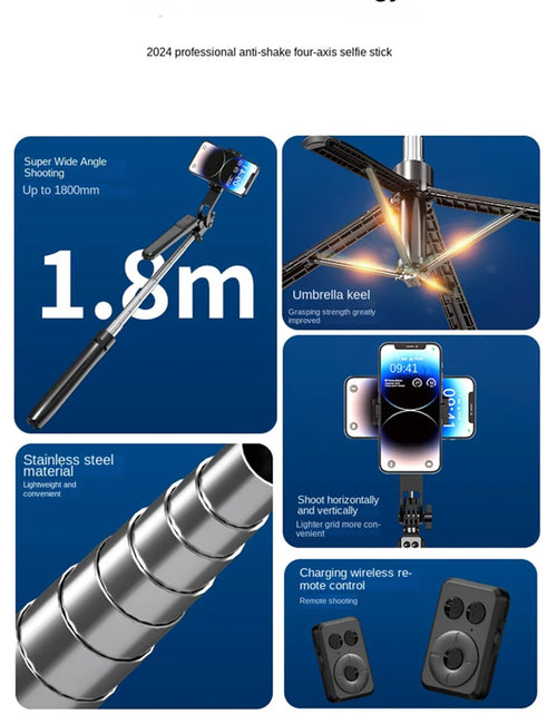 Load image into Gallery viewer, COOL DIER New Tripod for Smartphone Camera,Tripods Stand with Bluetooth shutter,Wireless Selfie Stick brackets with Phone Holder
