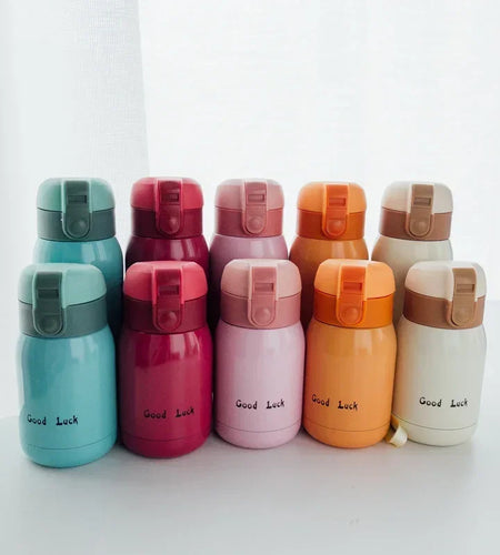 Mini Thermos Cup 200ml/360ml Pocket Cup Stainless Steel Thermal Coffee Mug Vacuum Flask Insulated Hot Water Bottle Kids Gift