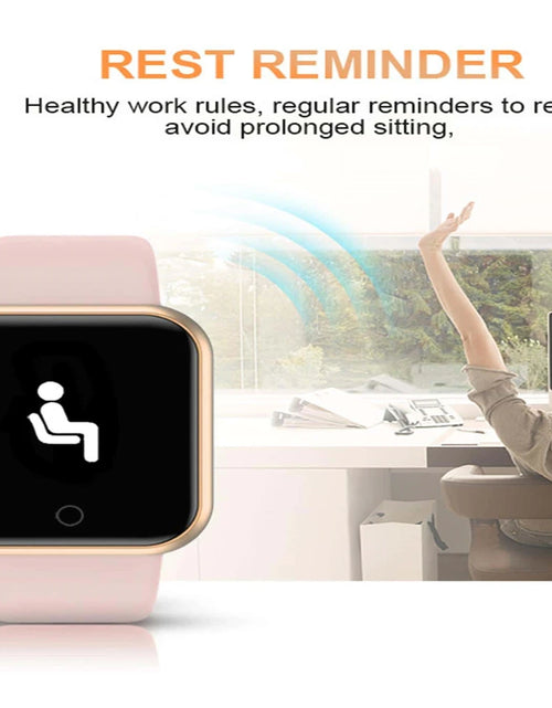 Load image into Gallery viewer, Smart Watch For Women Men Wristwatch Bluetooth Connected Phone Player Music Fitness Sport Bracelet Sleep Monitor Digital Watches
