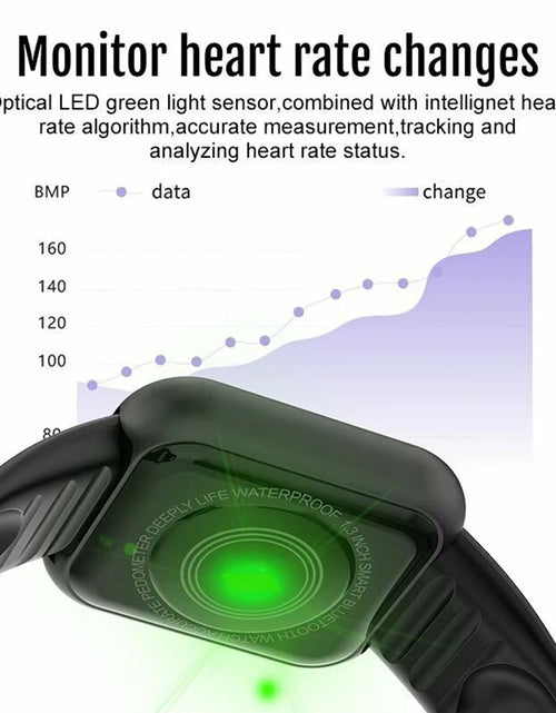 Load image into Gallery viewer, Smart Watch For Women Men Wristwatch Bluetooth Connected Phone Player Music Fitness Sport Bracelet Sleep Monitor Digital Watches
