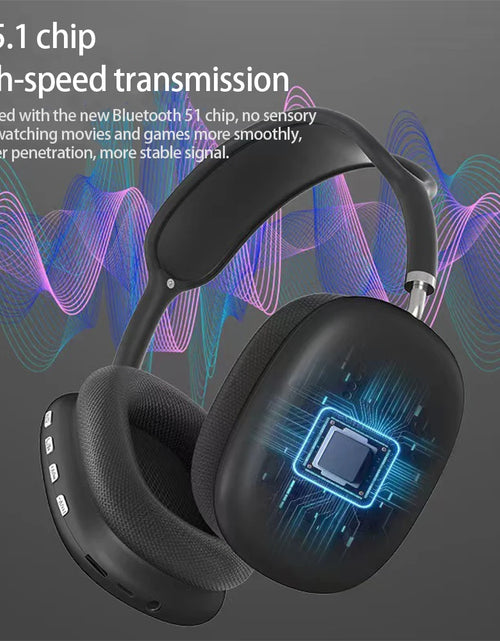 Load image into Gallery viewer, P9 Wireless Bluetooth Headset Outdoor Sports Gaming Wireless Headphones with Mic Noise Cancelling Earbuds Bluetooth Earphones
