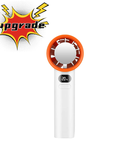 Load image into Gallery viewer, Portable Hand Fan , 120 Wind Speeds, Mini Bladeless Handheld Fan, USB Rechargeable Personal Highspeed Fans, Electric Eyelash Fan
