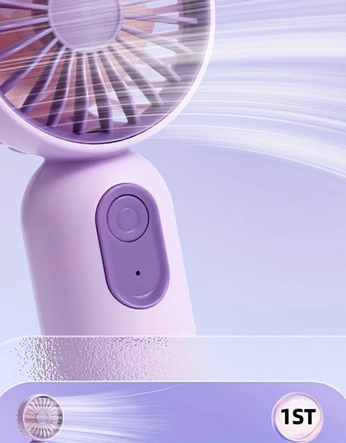 Load image into Gallery viewer, Mini portable fan, handheld small fan, USB charging, 3-speed handheld fan suitable for office, outdoor travel, and camping
