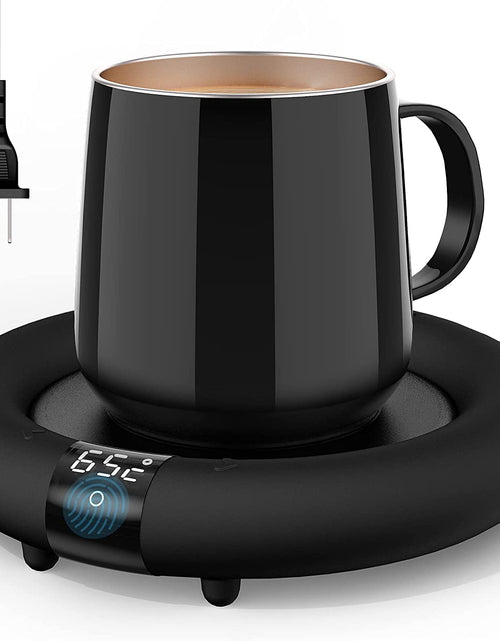 Load image into Gallery viewer, 2022 New Smart Coffee Mug Warmer for Coffee Tea, Coffee Cup Warmer for Desk, Auto Shut Off, 3 Temp up to 75℃, Touch Switch, LED Display Warmer Plate for Coffee Tea Water Milk -Coffee Gift (No Cup)
