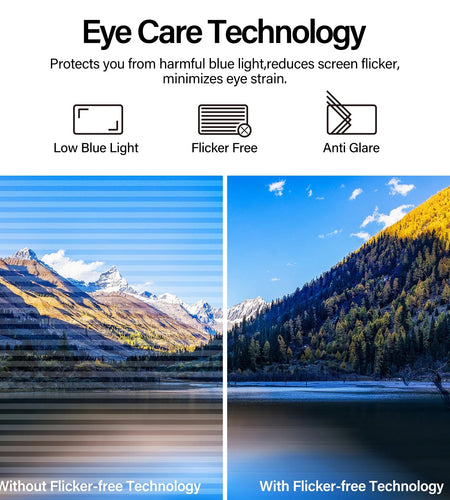 Gawfolk 24 Inch Business PC Monitor 1080P 100HZ Refresh Rate Gaming Computer Display