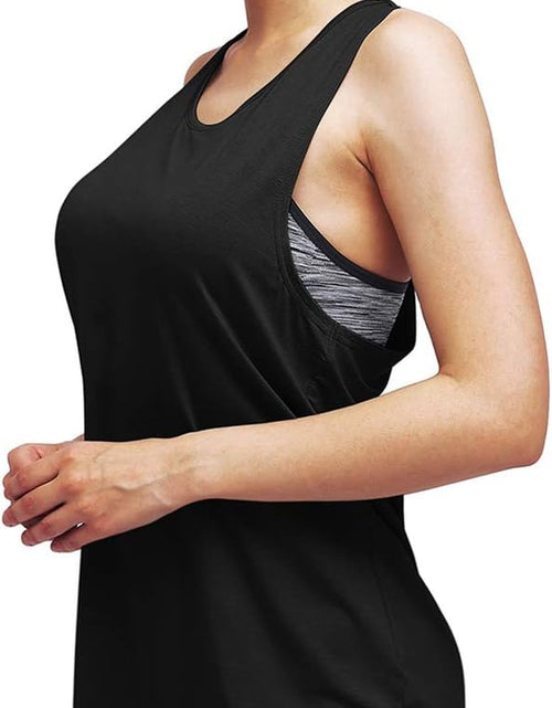 Load image into Gallery viewer, Workout Tops for Women Yoga Athletic Shirts Tank Tops Gym Summer Workout Clothes
